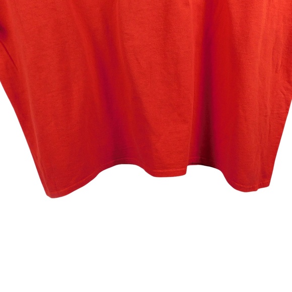 Germainer Oversized Red Graphic T-Shirt One Size - Picture 4 of 9